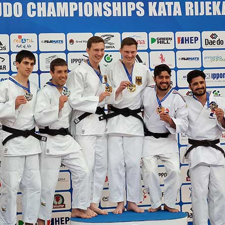 Immo und Hendrik werden Europameister in der Judo Kata  .