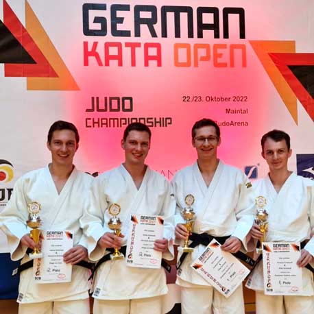 1. Platz in der JUDO German Kata Open